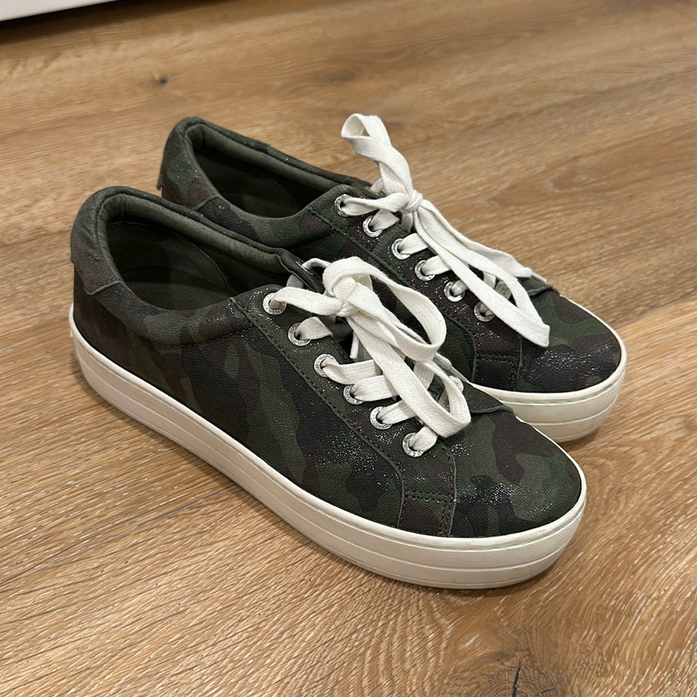 Camo Platform Sneakers